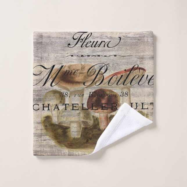 Conjunto De Toalhas cogumelo silvestre russo de conto de fadas (Pano de lavar)