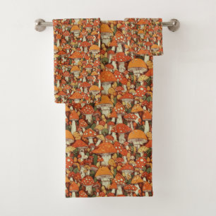 Conjunto De Toalhas Cogumelos