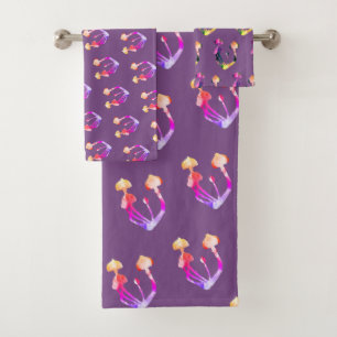 Conjunto De Toalhas Cogumelos mágicos