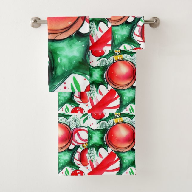 Conjunto De Toalhas Coisas de Natal (Insitu)