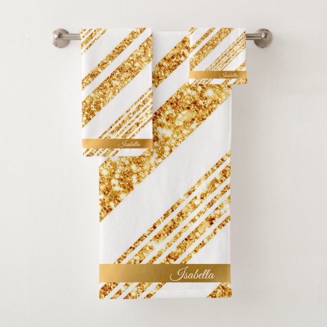 Conjunto De Toalhas Coleção de faixas populares de Boho com Brilho Bra (Insitu)