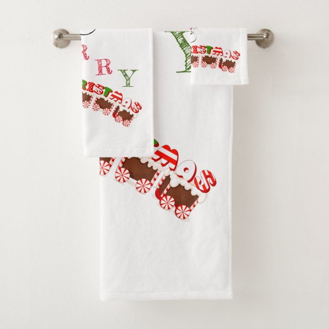 CONJUNTO DE TOALHAS COLEÇÃO DE NATAL DE SUZANNE ELIZABETH (Insitu)