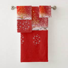 Conjunto De Toalhas Coleção de Natal Suzanne Elizabeth