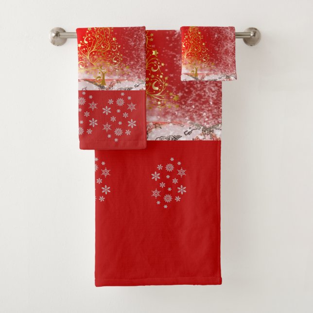 Conjunto De Toalhas Coleção de Natal Suzanne Elizabeth (Insitu)