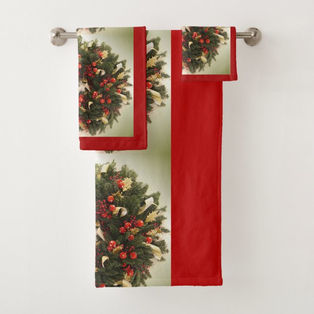 Conjunto De Toalhas Coleção de Natal Suzanne Elizabeth (Insitu)