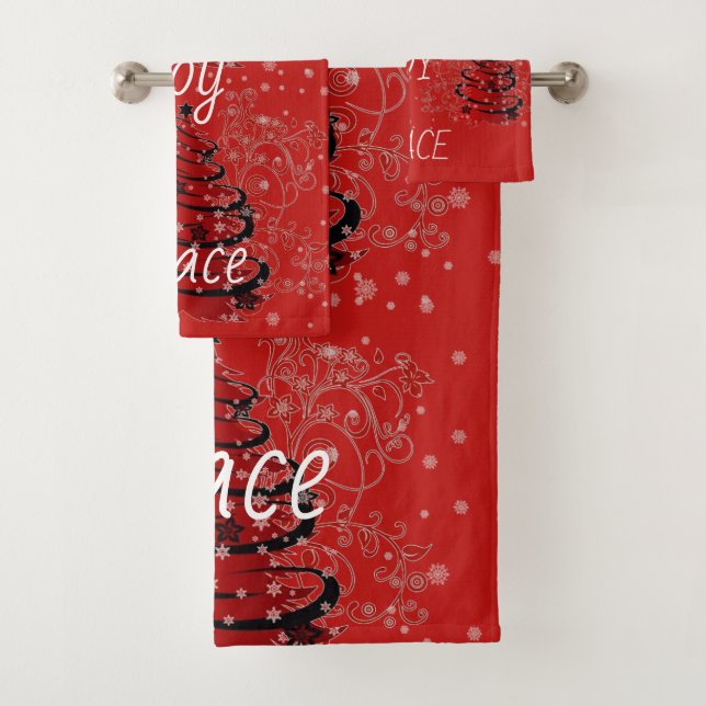 Conjunto De Toalhas Coleção de Natal Suzanne Elizabeth Feriado (Insitu)