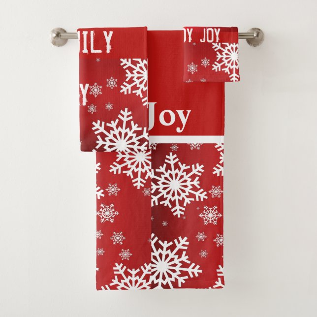 Conjunto De Toalhas Coleção de Natal Suzanne Elizabeth - Feriado (Insitu)