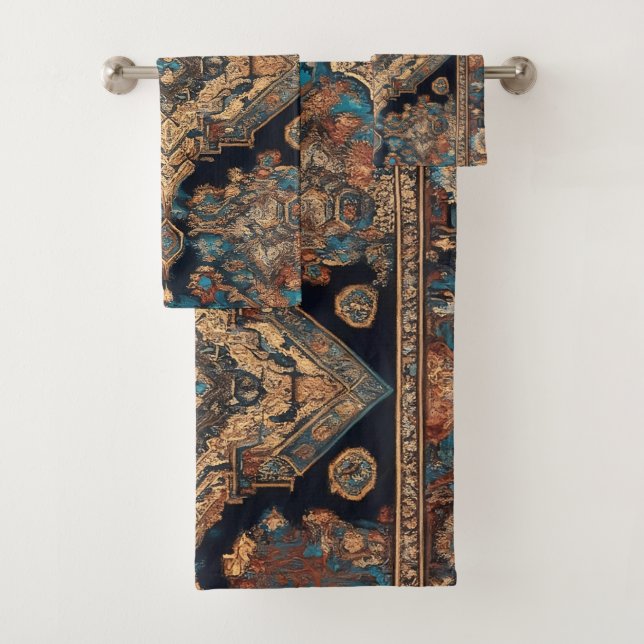 Conjunto De Toalhas Coleção de Padrões Antigos e Lindos da Trendy Pers (Insitu)