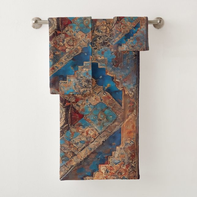 Conjunto De Toalhas Coleção de Padrões Antigos Trendy Persian (Insitu)