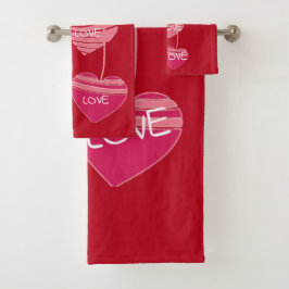 Conjunto De Toalhas Coleção de Presentes Amorosos