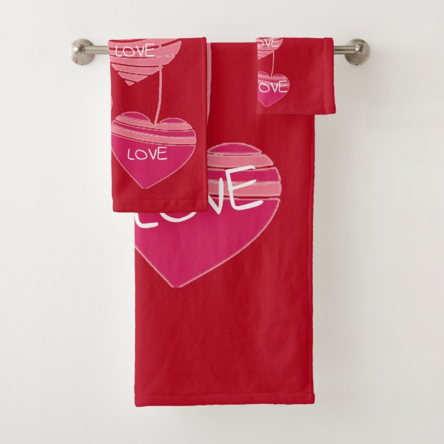 Conjunto De Toalhas Coleção de Presentes Amorosos (Insitu)