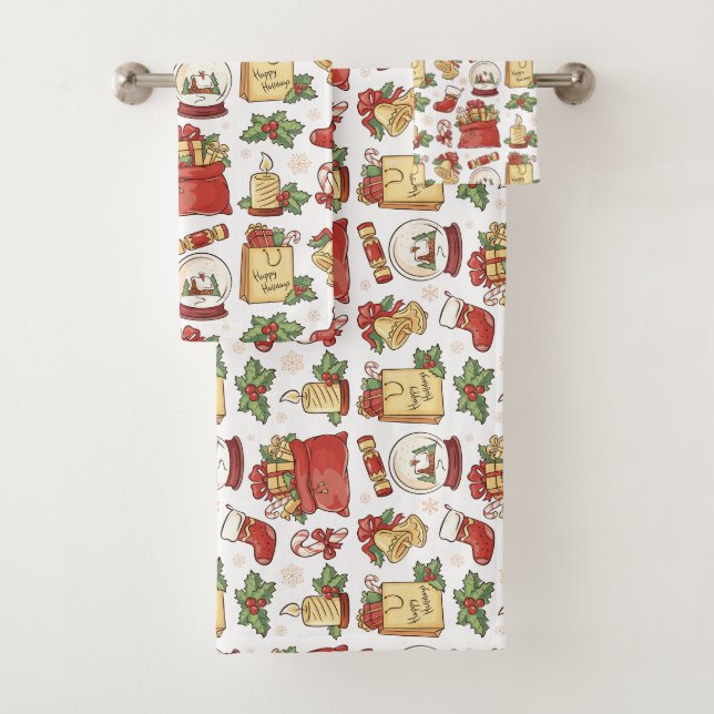 Conjunto De Toalhas Coleção de Torres Cozy Bath: Designs de tendências (Insitu)