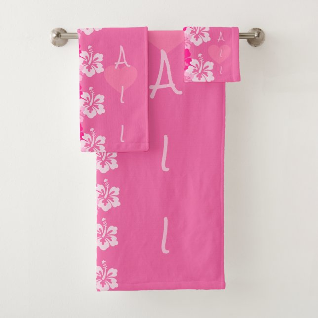 Conjunto De Toalhas Coleção Hawaii Aloha - (Insitu)