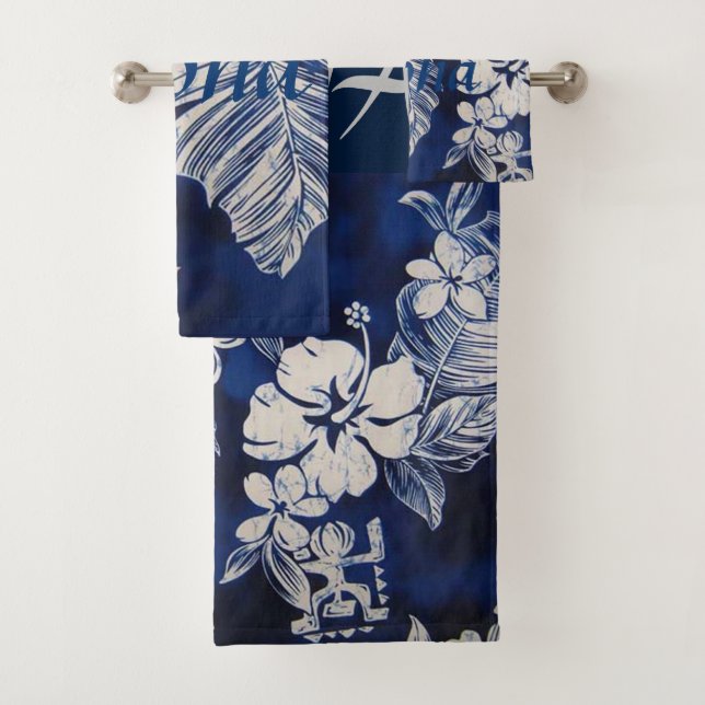 Conjunto De Toalhas Coleção Hawaii Aloha (Insitu)