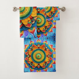 Conjunto De Toalhas Coleção Hindu Holiday