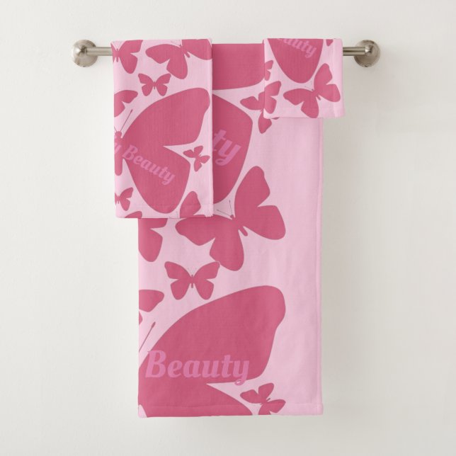 Conjunto De Toalhas Coleção Pink Princess (Insitu)