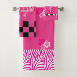 Conjunto De Toalhas Coleção Princesa Rosa -