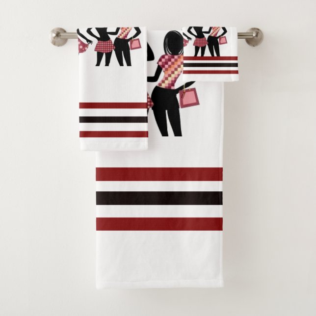 CONJUNTO DE TOALHAS COLEÇÃO RAINHA DA MODA (Insitu)