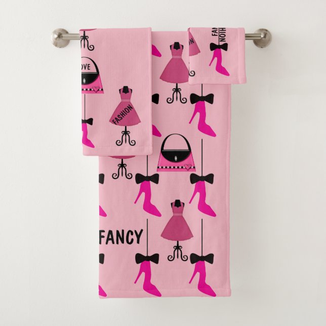 CONJUNTO DE TOALHAS COLEÇÃO RAINHA DA MODA (Insitu)