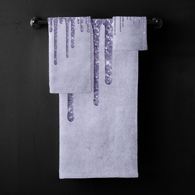 Conjunto De Toalhas Coletor Roxo | Altura de Lavanda Chic (Criador carregado)