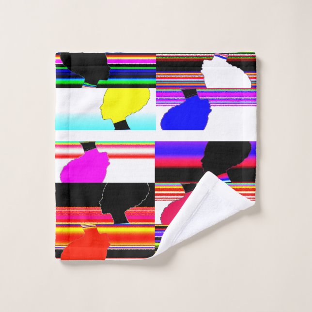 Conjunto De Toalhas Color Stripe Towels (Pano de lavar)