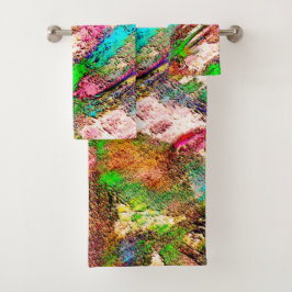 Conjunto De Toalhas Colorido - Russo e áspero, como o brasão