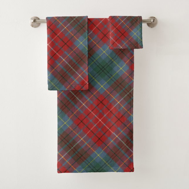 Conjunto De Toalhas Colúmbia Britânica Canadá - Tartan Provincial (Insitu)