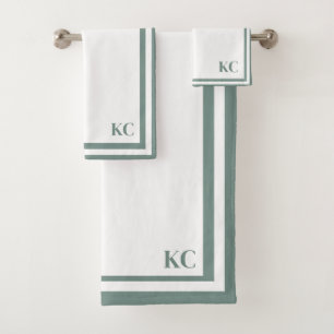 Conjunto de Toalhas com Fronteira de Hotel - Inici