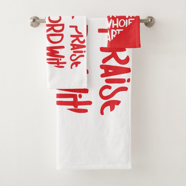 Conjunto De Toalhas Com todo o meu coração (Insitu)