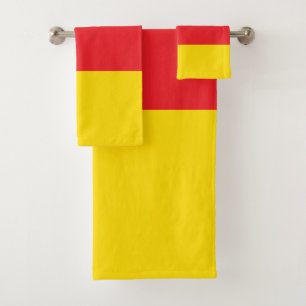 Conjunto De Toalhas Combinação de 3 Cores, Bandeira