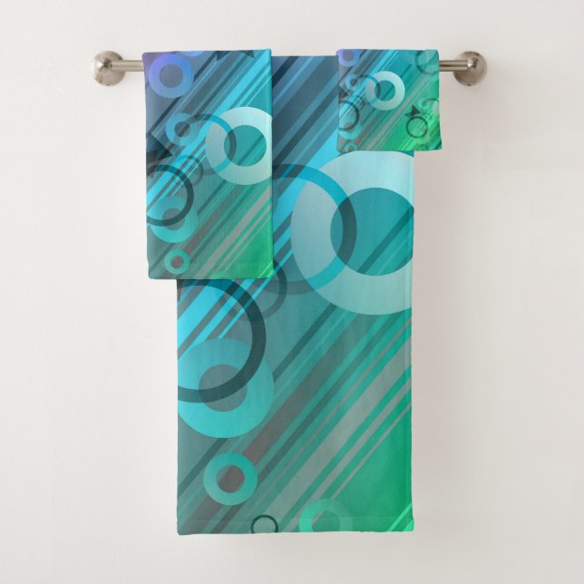 Conjunto De Toalhas Composição Abstrata (Insitu)