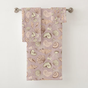 Conjunto De Toalhas Conchas