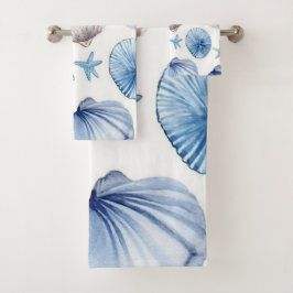 Conjunto De Toalhas Conchas Costeiras