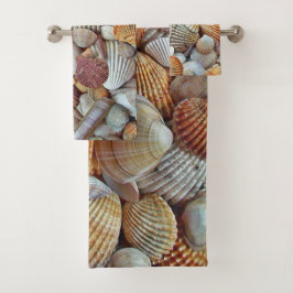 Conjunto De Toalhas Conchas do Mar