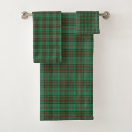 Conjunto De Toalhas Condado de Irish County Dublin Tartan Bath Towel S