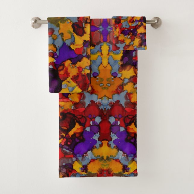 Conjunto De Toalhas Confetti Nightmare (Insitu)