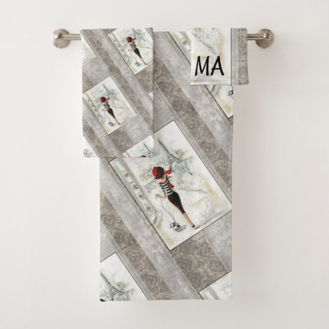 Conjunto De Toalhas Conjuntos de Torres de Banheiro de Paris França (Insitu)