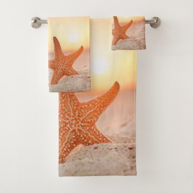 Conjunto De Toalhas Conjuntos de Torres Starfish Bathroom (Insitu)