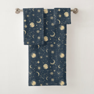 Conjunto De Toalhas Constelação Celestial - Noite Estelar (3)