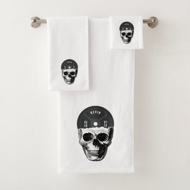 Conjunto De Toalhas Construção de Malhação de Formação de Caveira em P (Insitu)