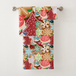 Conjunto De Toalhas Cookies de Natal