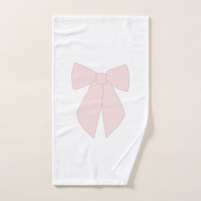 Conjunto De Toalhas Coquete do Arco rosa (Toalha de mão)