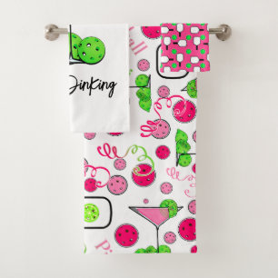 Conjunto De Toalhas Coquetel Cor-de-Rosa Cosmo Dinamarquês, Limões de 