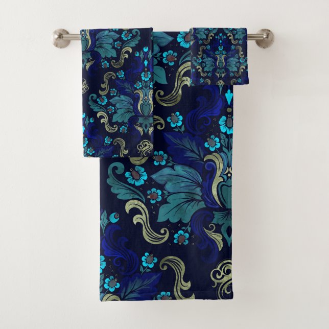 Conjunto De Toalhas Cor damasco Oriental (Insitu)