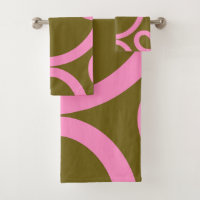 Cor-De-abstrato, Rosa E Verde-Olival