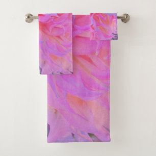 Conjunto De Toalhas Cor-de-rosa-quente elegante e Dália decorativa mag