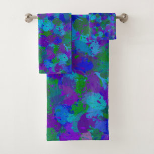 Conjunto De Toalhas Cor do Peacock