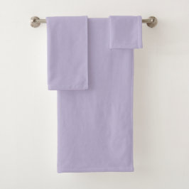 Conjunto De Toalhas Cor lisa lavanda em pó