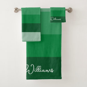 CONJUNTO DE TOALHAS COR VERDE PALETA DE FITA DE PALETA LINHA PADRÃO NO