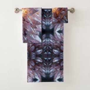 Conjunto De Toalhas Coração de Cristal Radiante